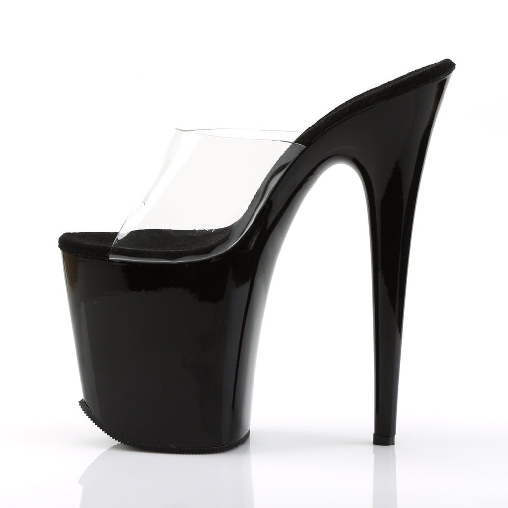 Pleaser Women's Platform Shoes FLAMINGO-801 Clr/Blk