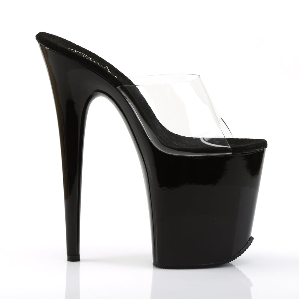 Pleaser Women's Platform Shoes FLAMINGO-801 Clr/Blk