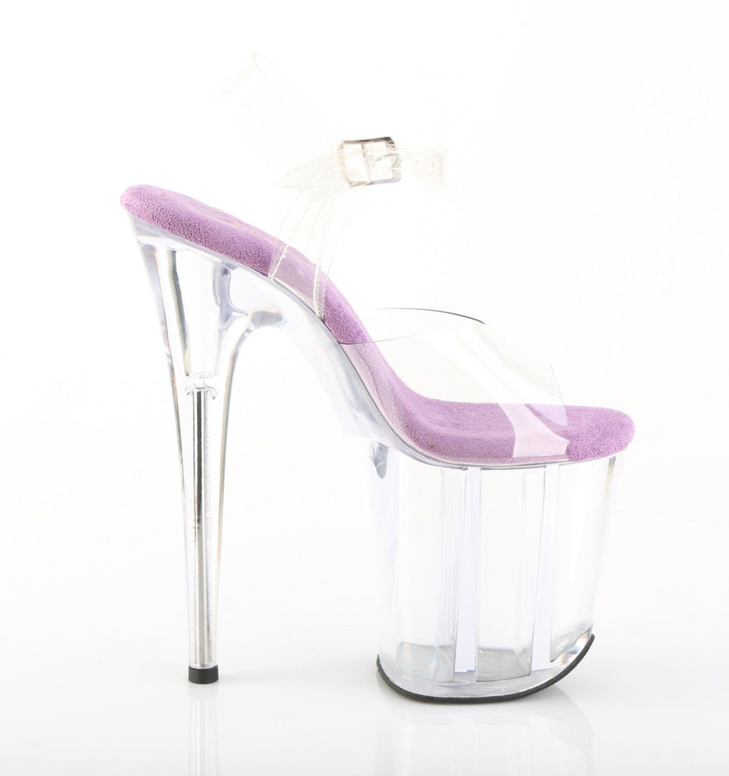 Pleaser Women's Platform Shoes FLAMINGO-808 Clr-Lavender/Clr