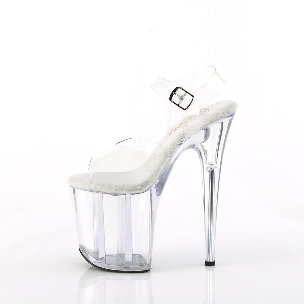 Pleaser Women's Platform Shoes FLAMINGO-808 Clr/Clr