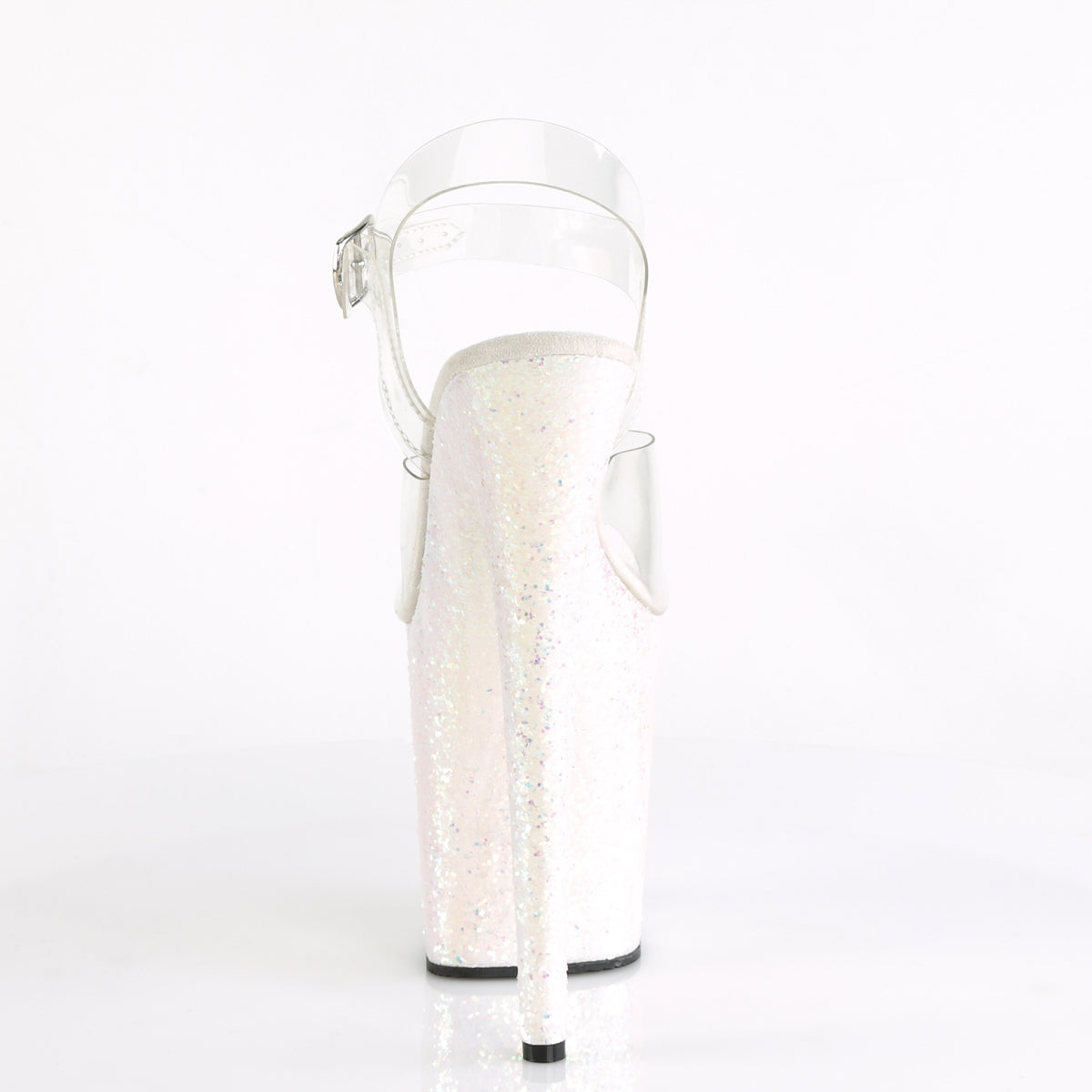 Pleaser Women's Platform Shoes FLAMINGO-808LG Clr/Opal Multi Glitter