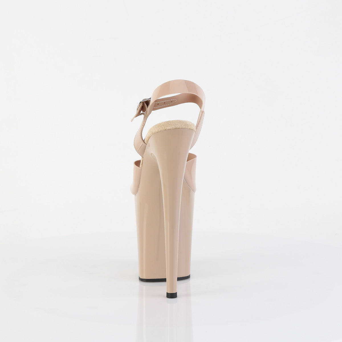 Pleaser Women's Platform Shoes FLAMINGO-808N Cream (Jelly-Like) TPU/Cream