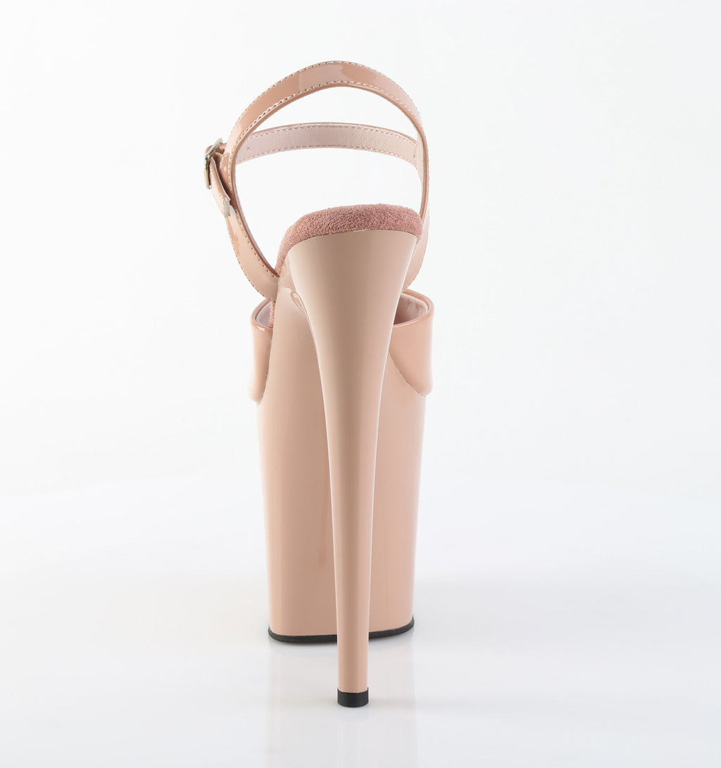 Pleaser Women's Platform Shoes FLAMINGO-809 Blush Pat/Blush
