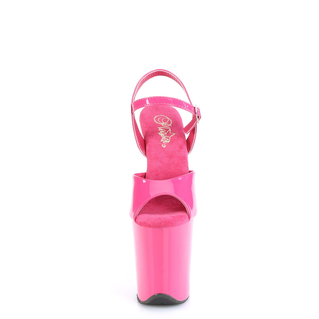 Pleaser Women's Platform Shoes FLAMINGO-809 H. Pink Pat/H. Pink
