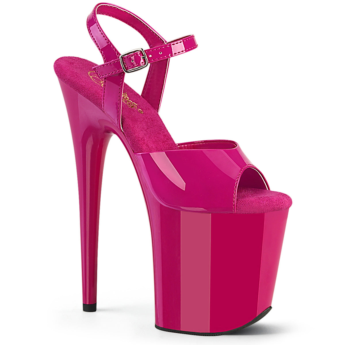 Pleaser  Sandals FLAMINGO-809 H. Pink Pat/H. Pink
