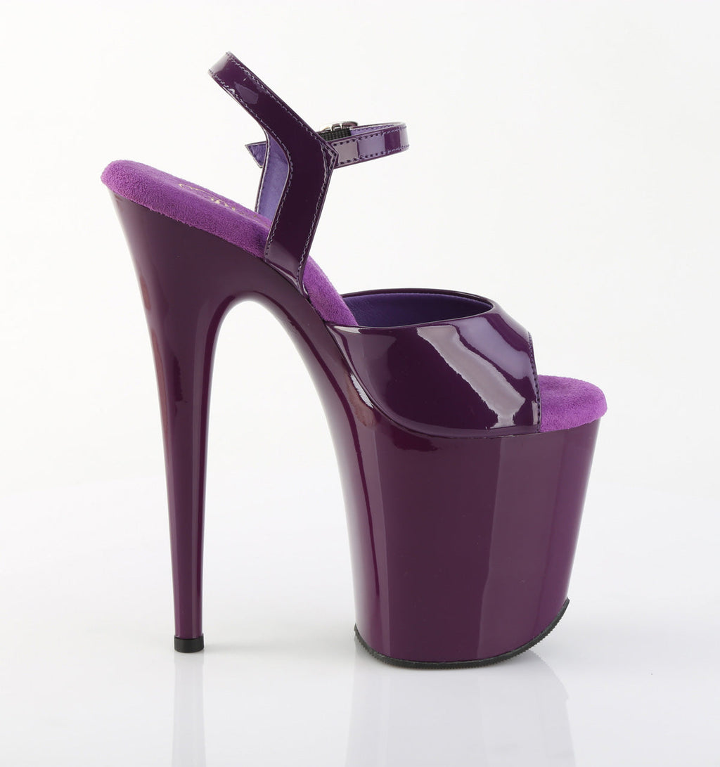 Pleaser Women's Platform Shoes FLAMINGO-809 Purple Pat/Purple