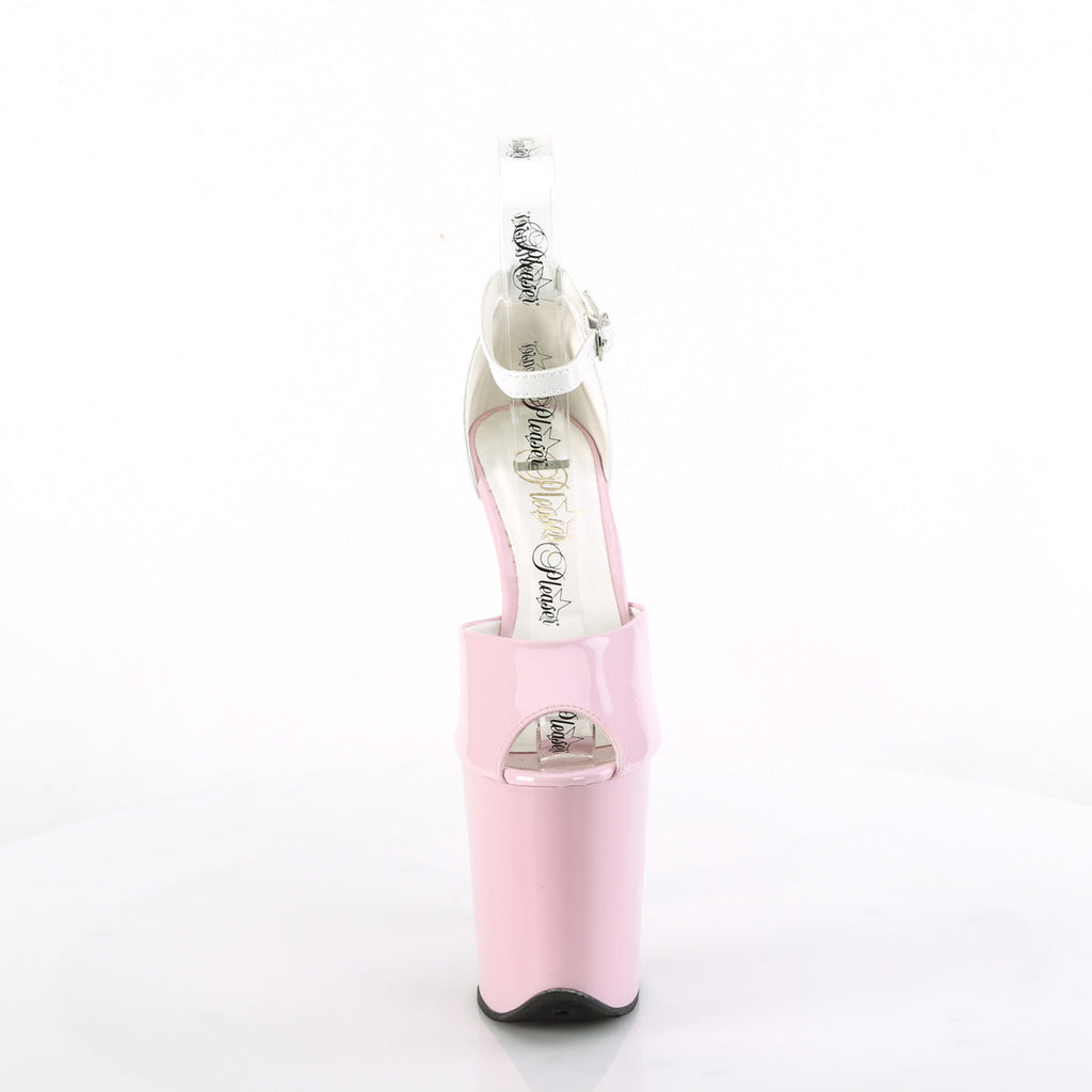 Pleaser   FLAMINGO-868 B. Pink -Wht Pat/B. Pink-Wht