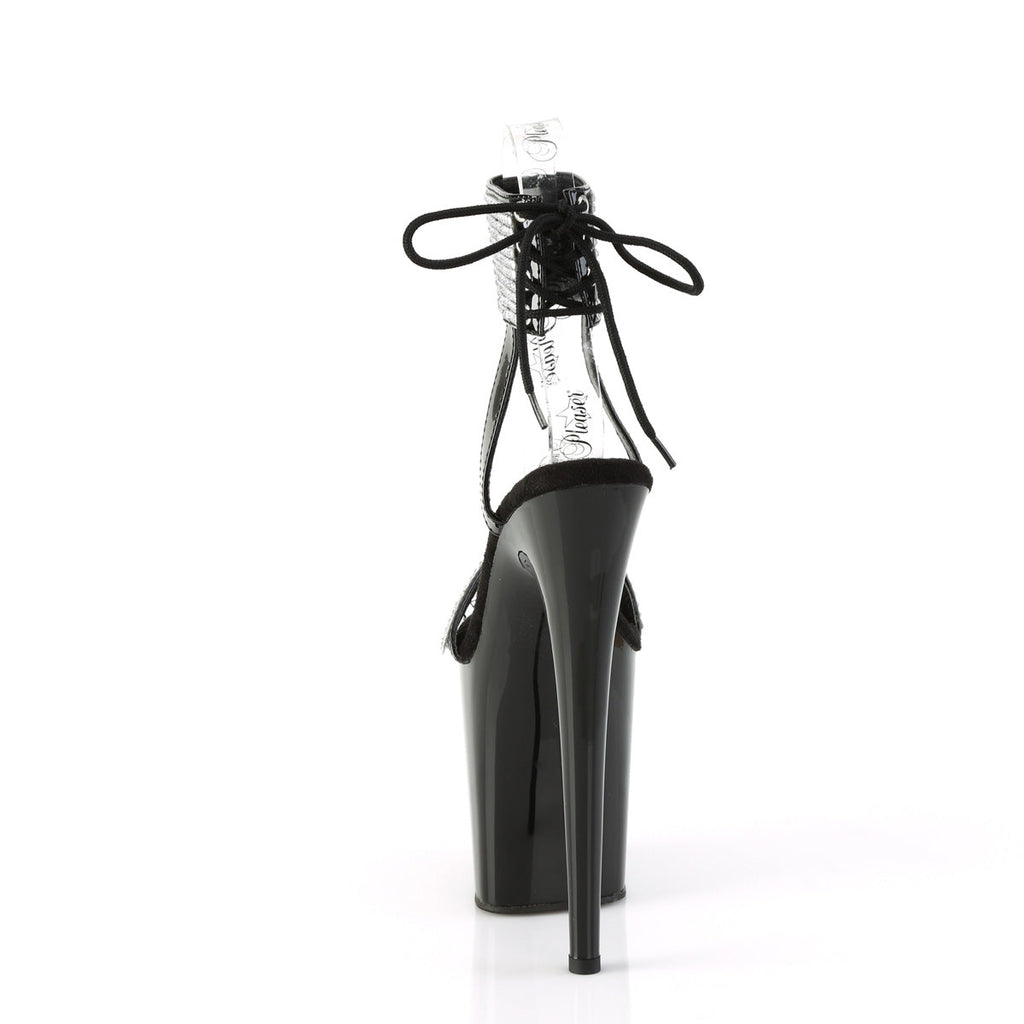 Pleaser   FLAMINGO-870 Blk Pat-RS/Blk