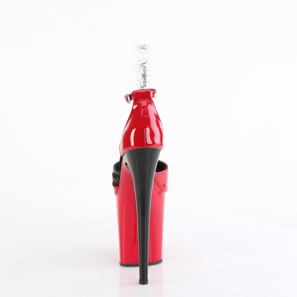 Pleaser   FLAMINGO-884 Red-Blk/Red-Blk