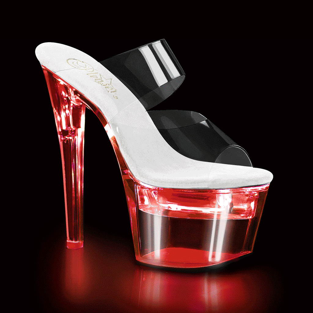 Pleaser Womens Sandals FLASHDANCE-702 Clr/Clr