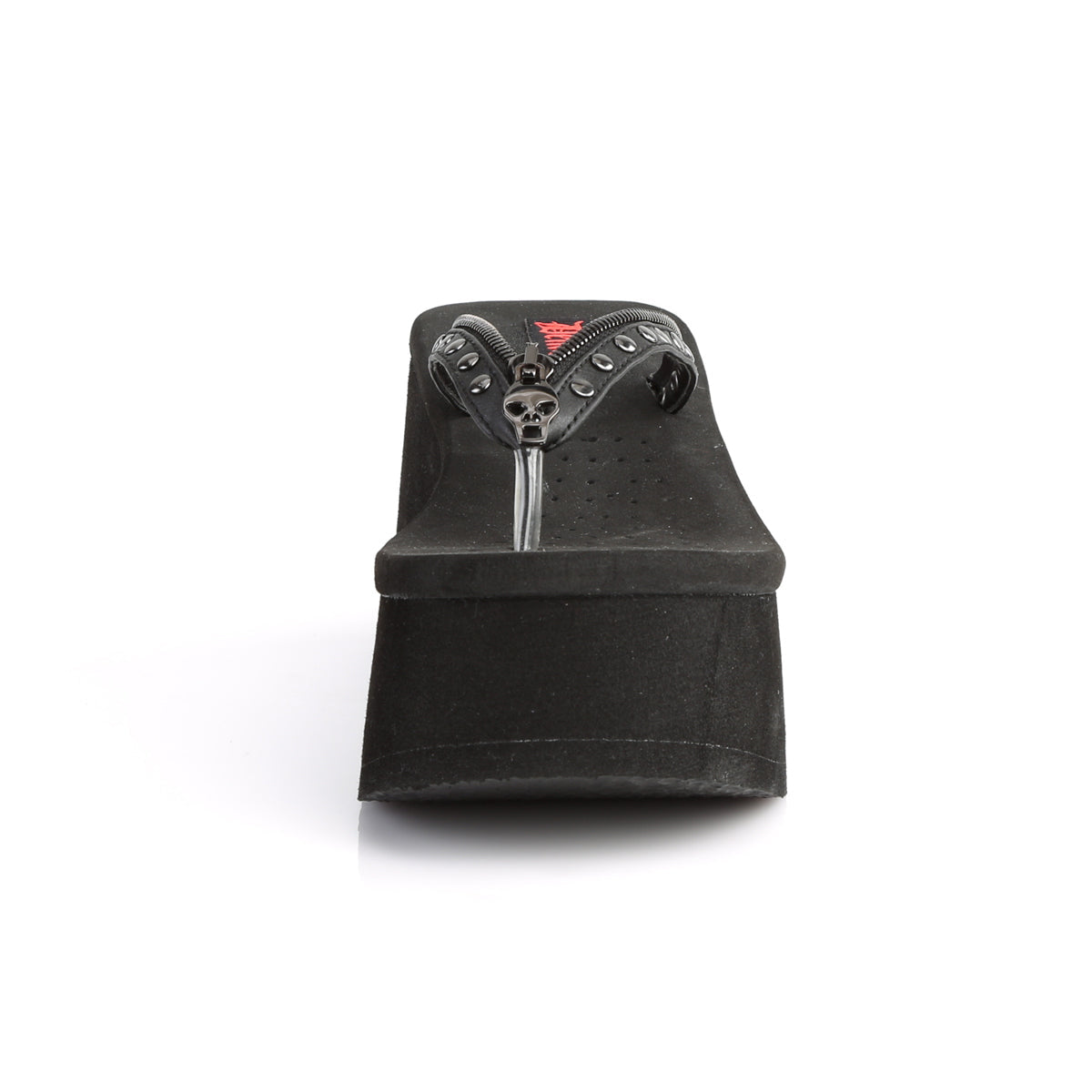 DemoniaCult Womens Sandals FUNN-33 Blk Vegan Leather