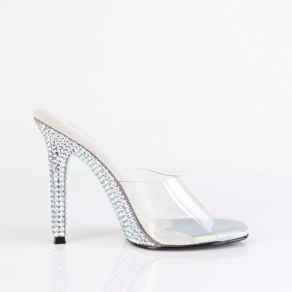 Fabulicious Women's Shoes GALA-01DML Clr/Slv AB RS