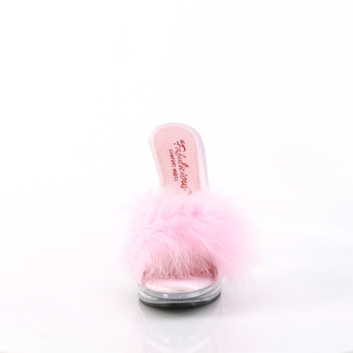Fabulicious  Sandals GLORY-501F-8 B. Pink Faux Leather-Fur/Clr