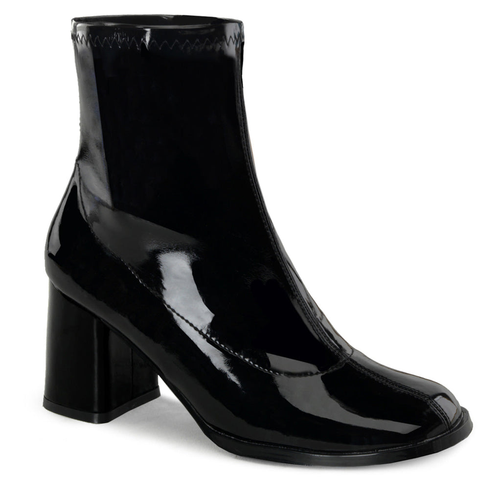 Funtasma Womens Ankle Boots GOGO-150 Blk Str Pat