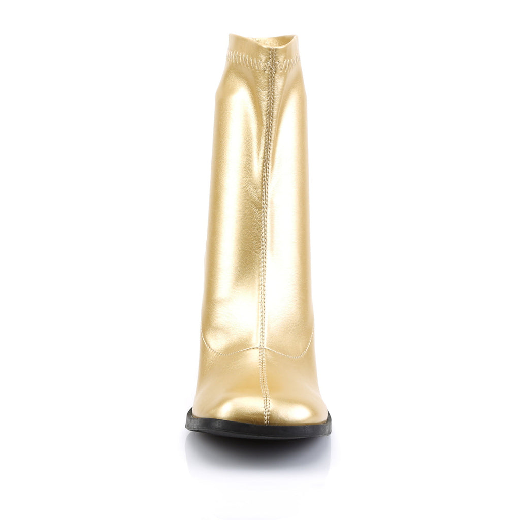 Funtasma Womens Ankle Boots GOGO-150 Gold Str Pu