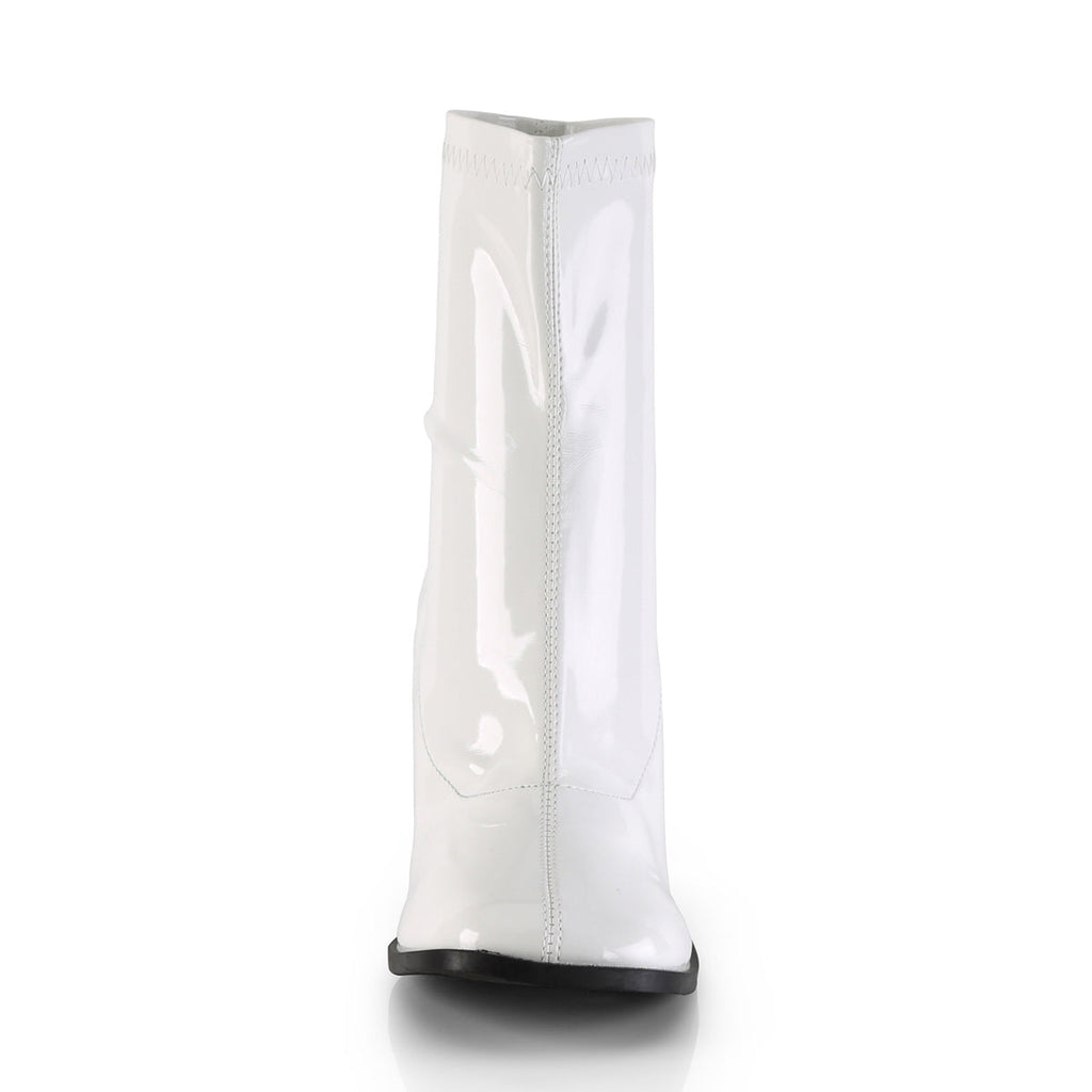 Funtasma Womens Ankle Boots GOGO-150 Wht Str Pat