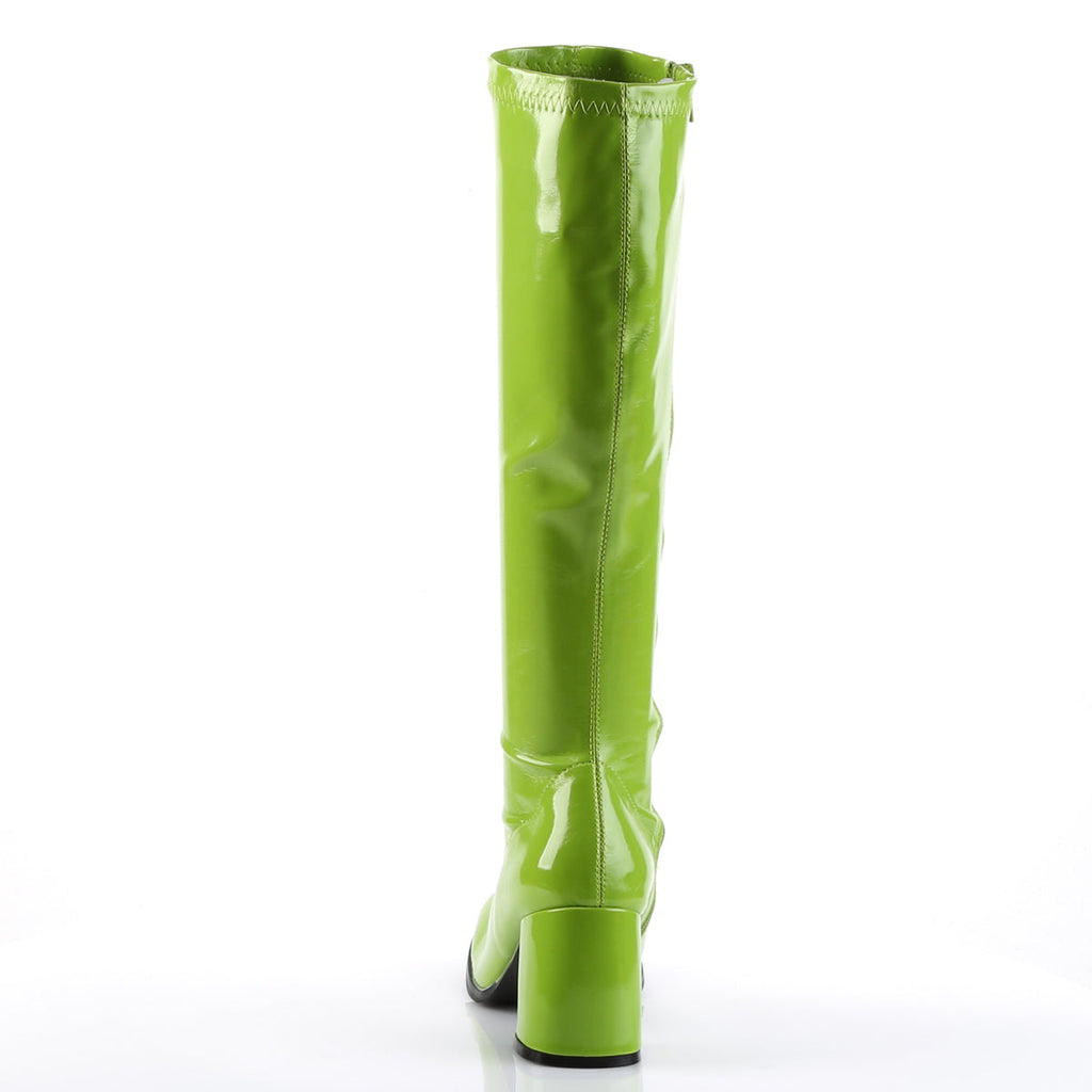 Funtasma Womens Boots GOGO-300 Lime Green Str Pat