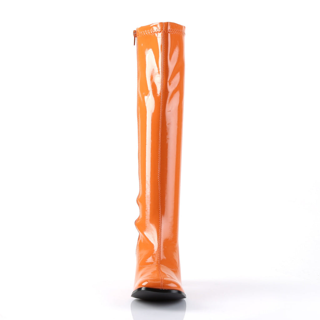 Funtasma Womens Boots GOGO-300 Orange Str Pat