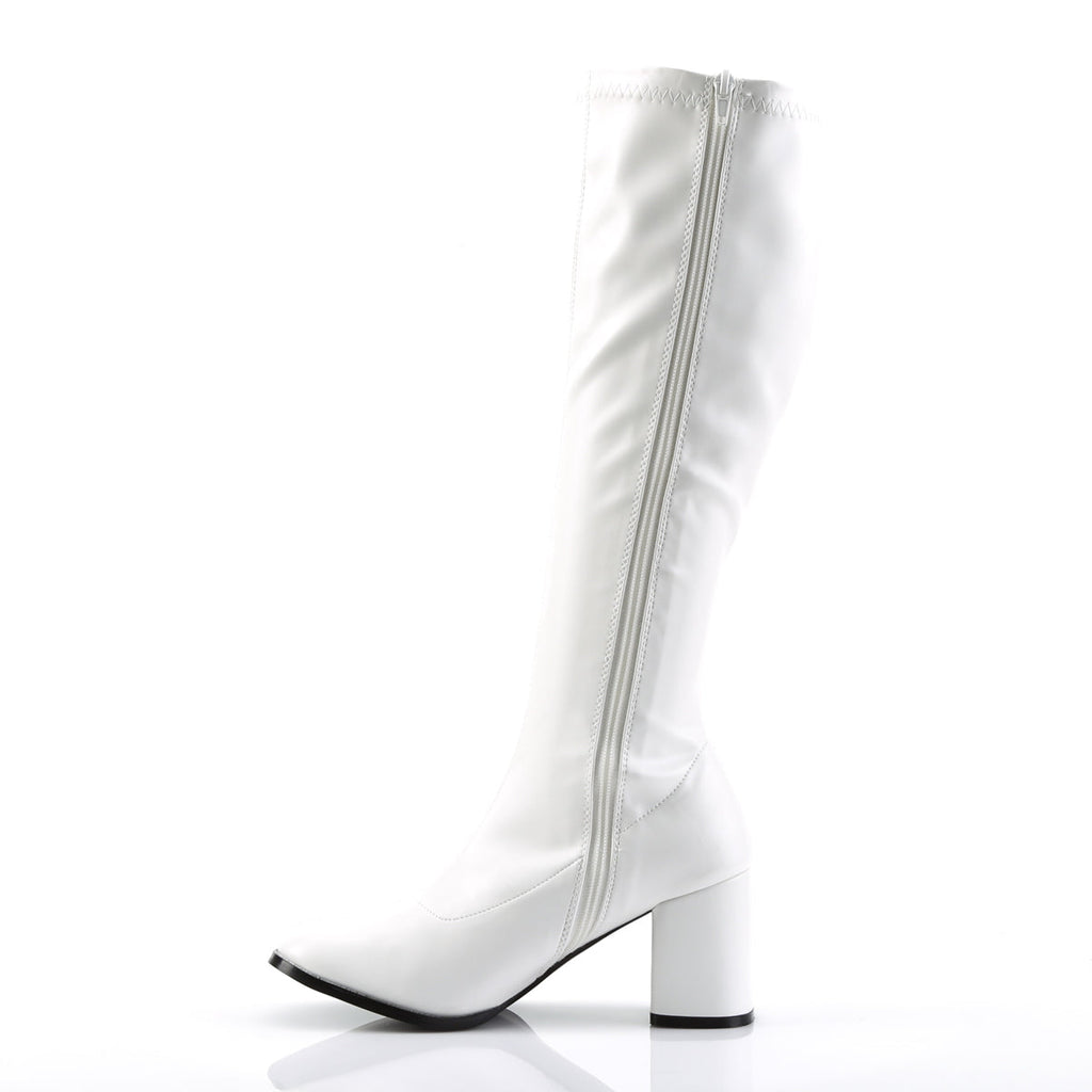 Funtasma Womens Boots GOGO-300 Wht Str Pu