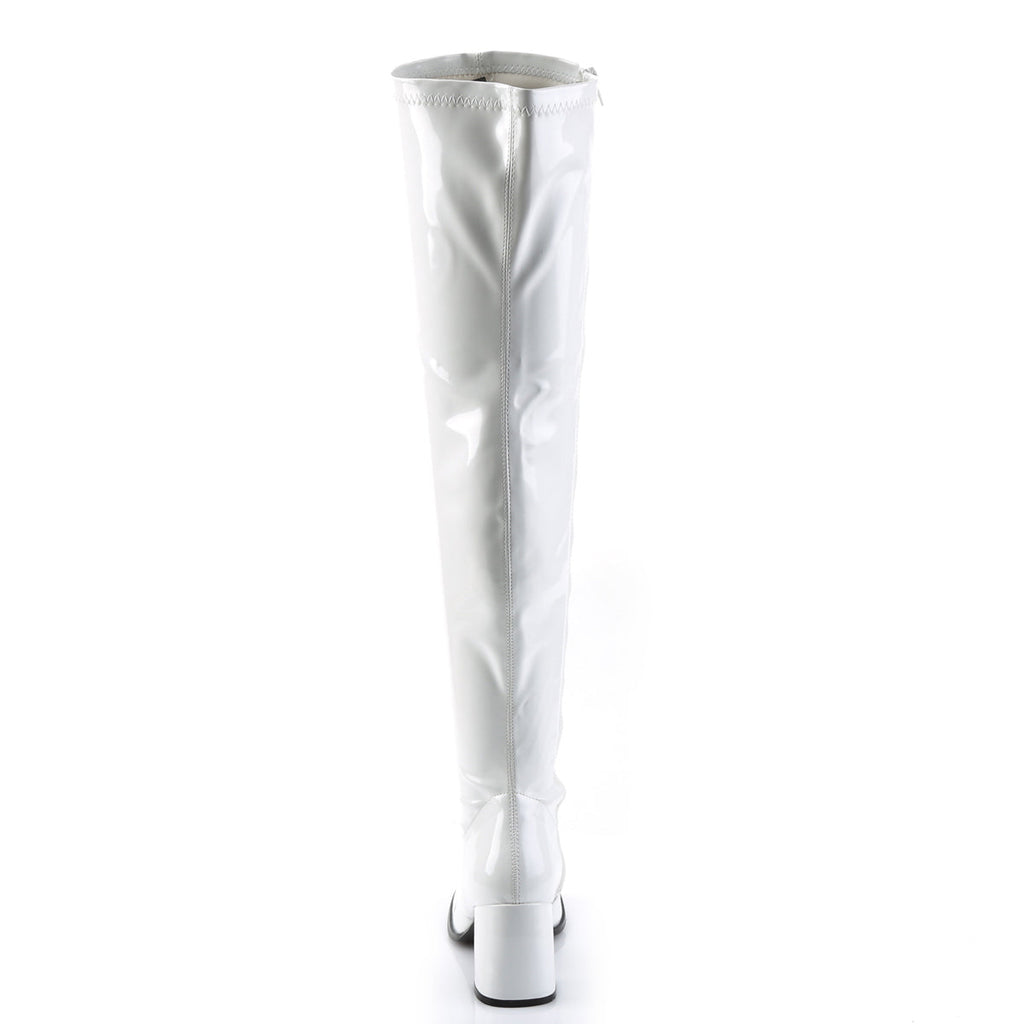 Funtasma Womens Boots GOGO-3000 Wht Str Pat