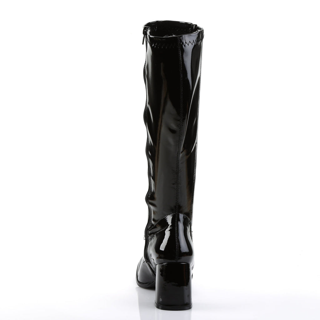 Funtasma Womens Boots GOGO-303 Blk Str Pat-Clr Tpu