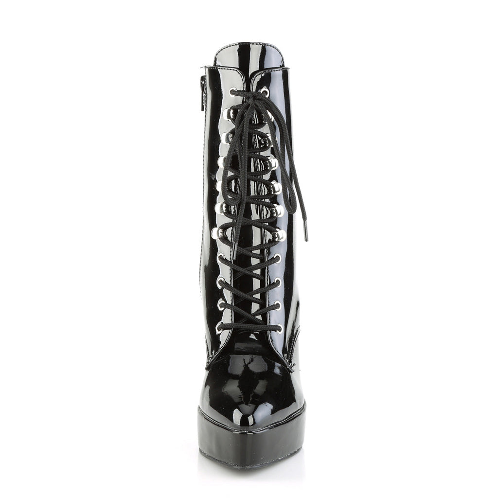 Devious Womens Pumps INDULGE-1020 Blk Pat
