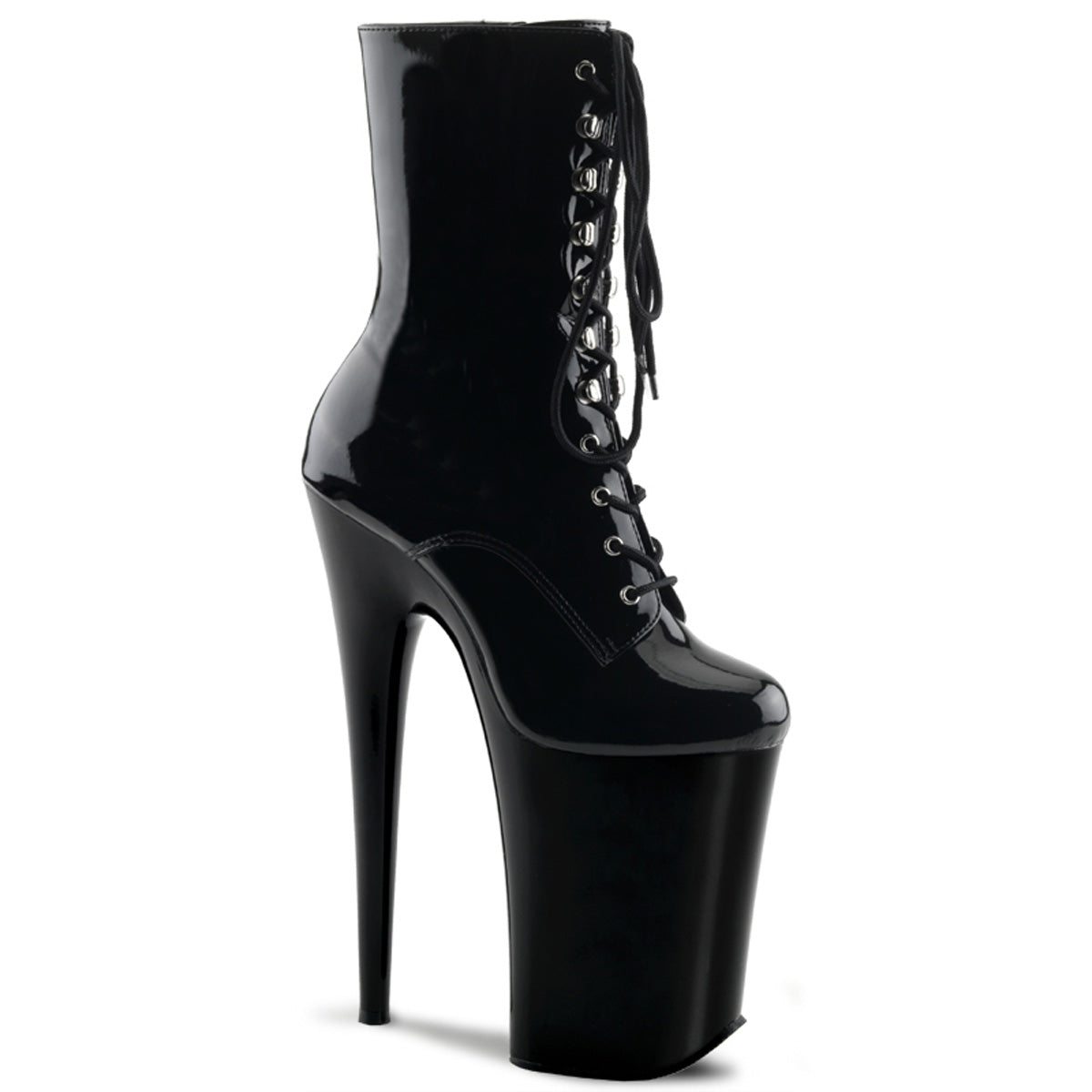 Pleaser Women's Platform Shoes INFINITY-1020 Blk/Blk