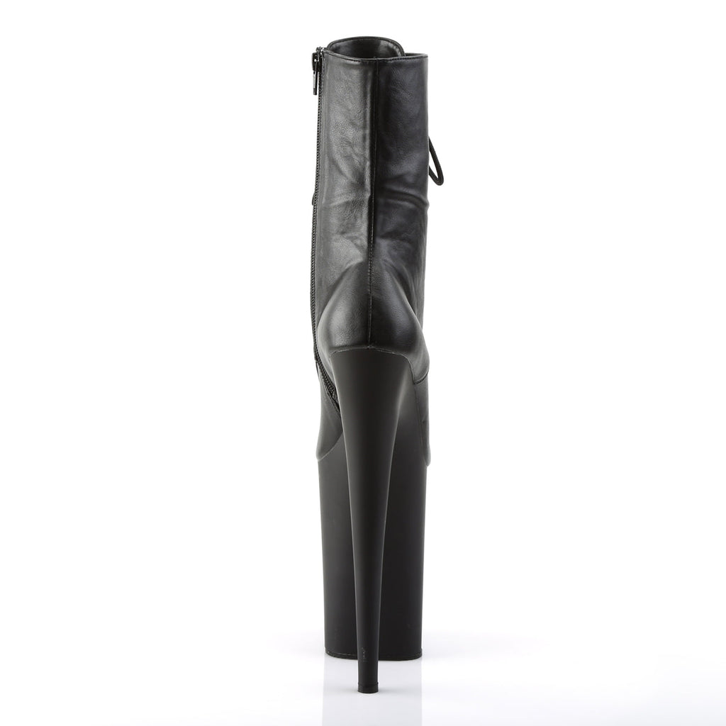 Pleaser Women's Platform Shoes INFINITY-1020 Blk Faux Leather/Blk Matte