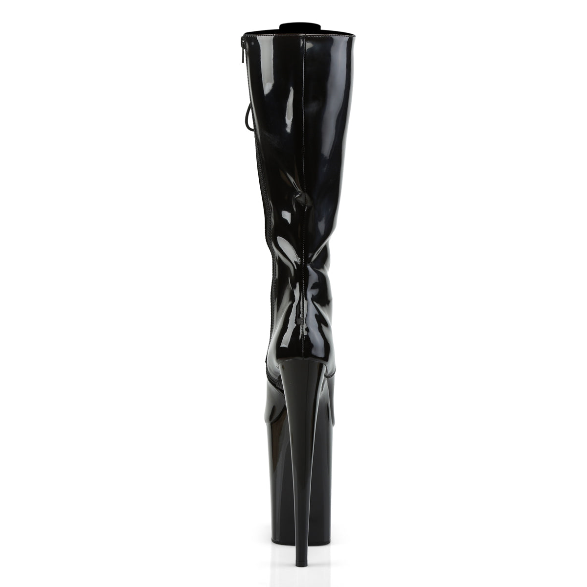 Pleaser Women's Platform Shoes INFINITY-2020 Blk Pat/Blk