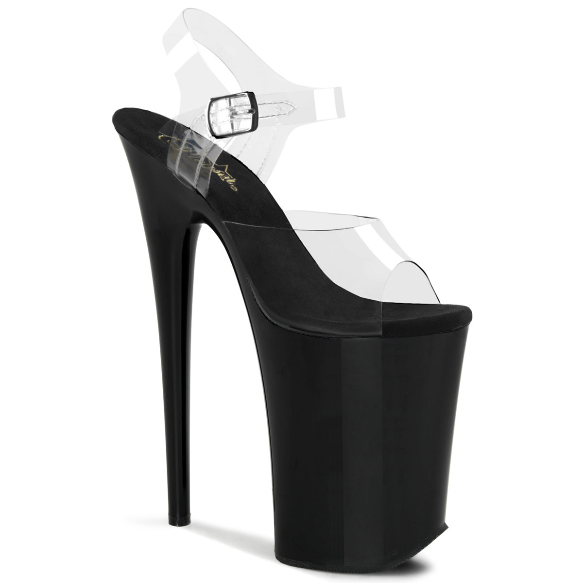 Pleaser Women's Platform Shoes INFINITY-908 Clr/Blk