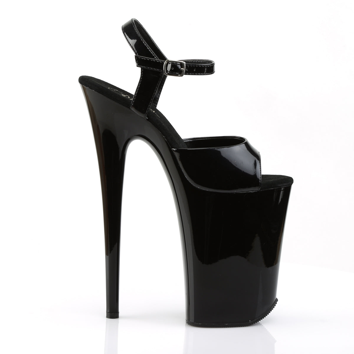 Pleaser Women's Platform Shoes INFINITY-909 Blk/Blk