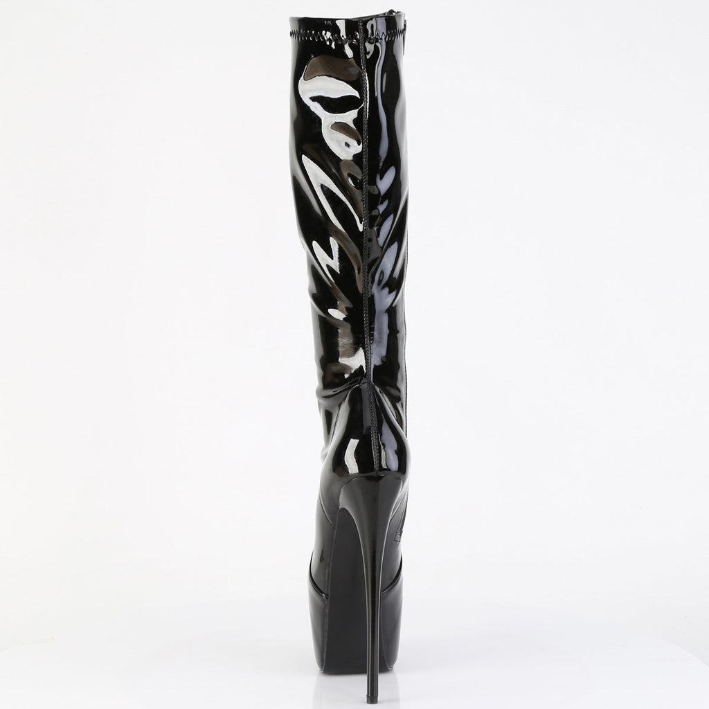 Pleaser Women's Platform Shoes JUBILANT-2000 Blk Str. Pat