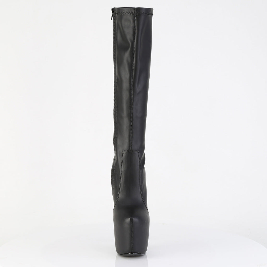 Pleaser Women's Platform Shoes JUBILANT-2000 Blk Str. Faux Leather