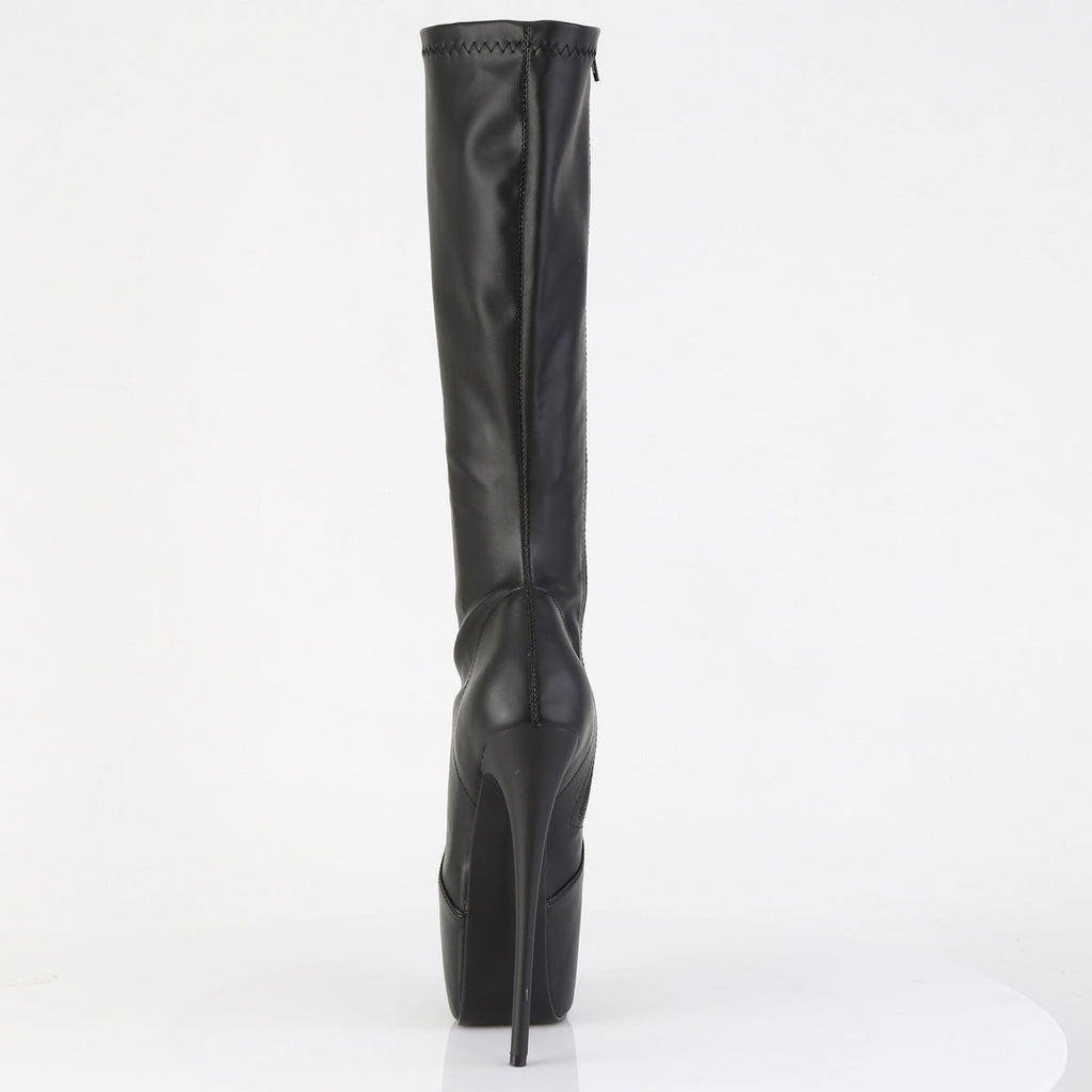 Pleaser Women's Platform Shoes JUBILANT-2000 Blk Str. Faux Leather