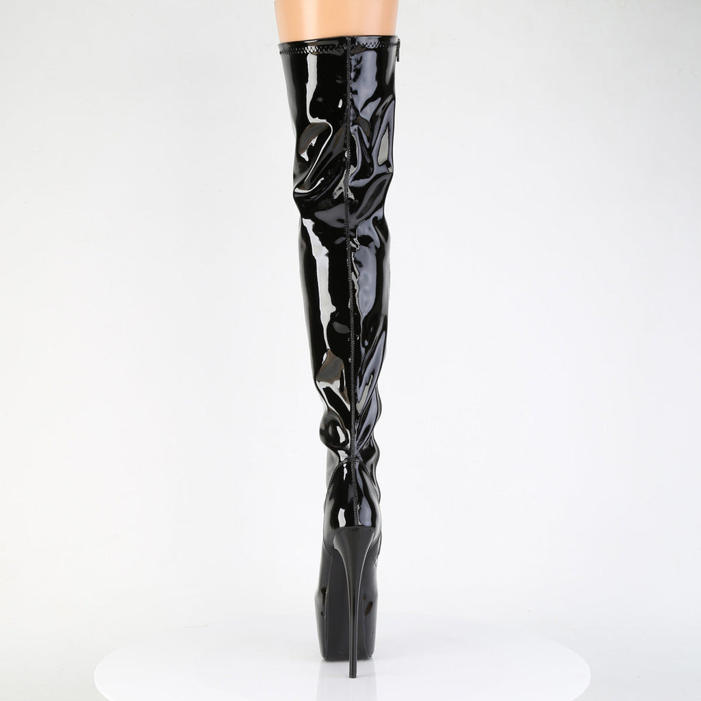 Pleaser Women's Platform Shoes JUBILANT-3000 Blk Str. Pat