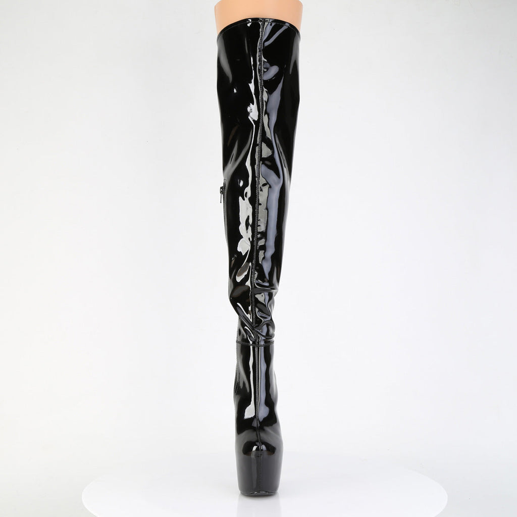 Pleaser Women's Platform Shoes JUBILANT-3006 Blk Str. Pat