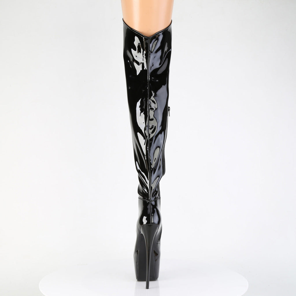 Pleaser Women's Platform Shoes JUBILANT-3006 Blk Str. Pat