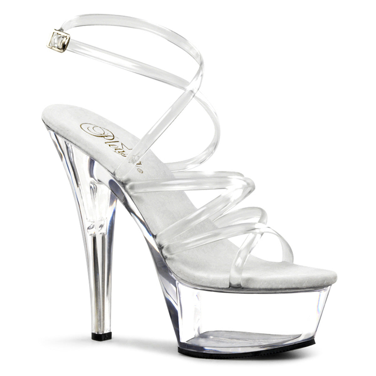 Pleaser Womens Sandals KISS-206 Clr/Clr