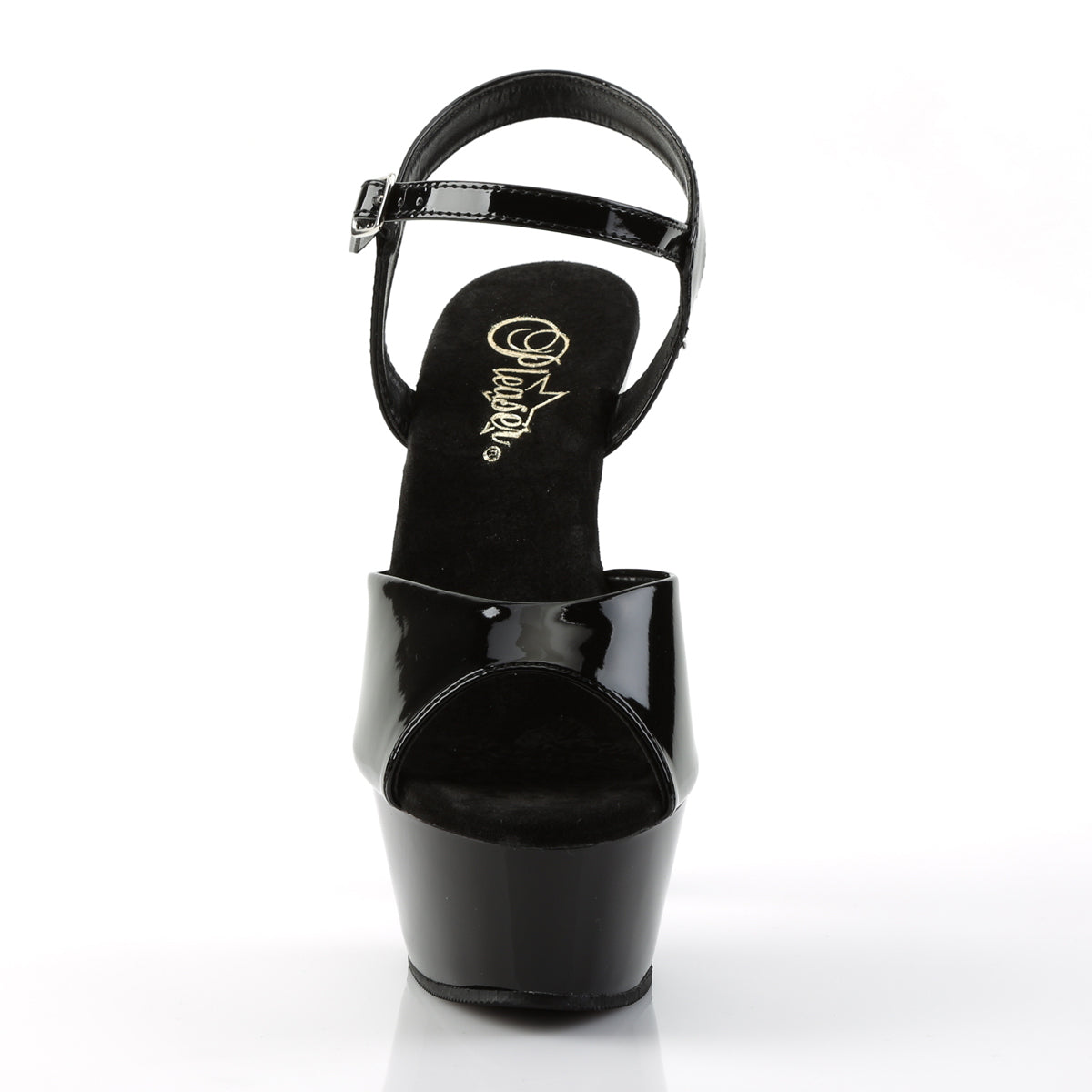 Pleaser Women's Platform Shoes KISS-209 Blk Pat/Blk
