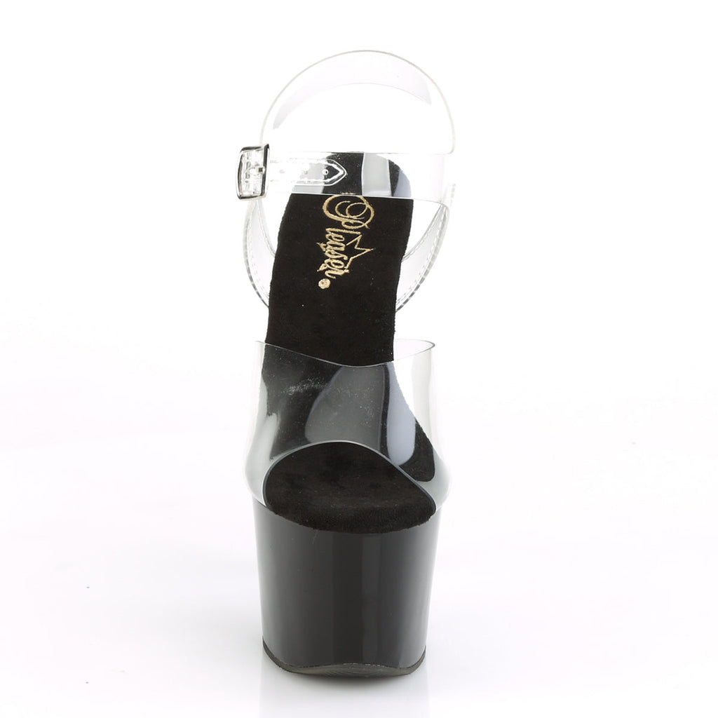 Pleaser Womens Sandals KNUCKS-708 Clr/Blk