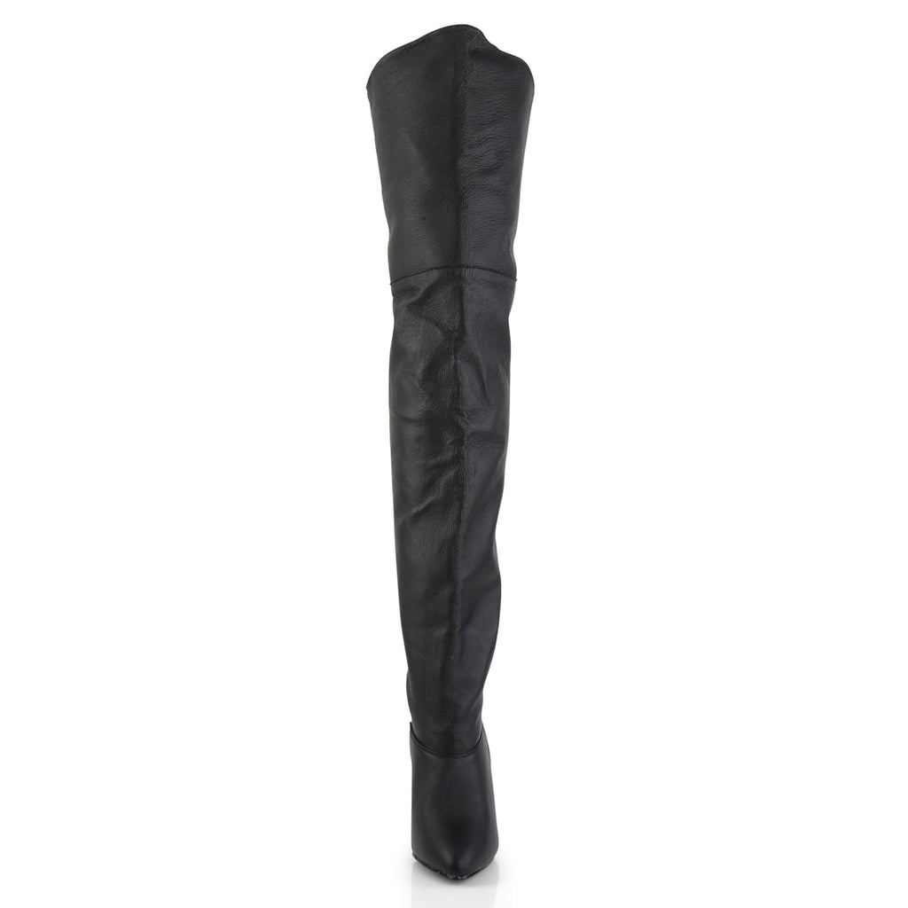 Pleaser Womens Boots LEGEND-8868 Blk Leather (P)