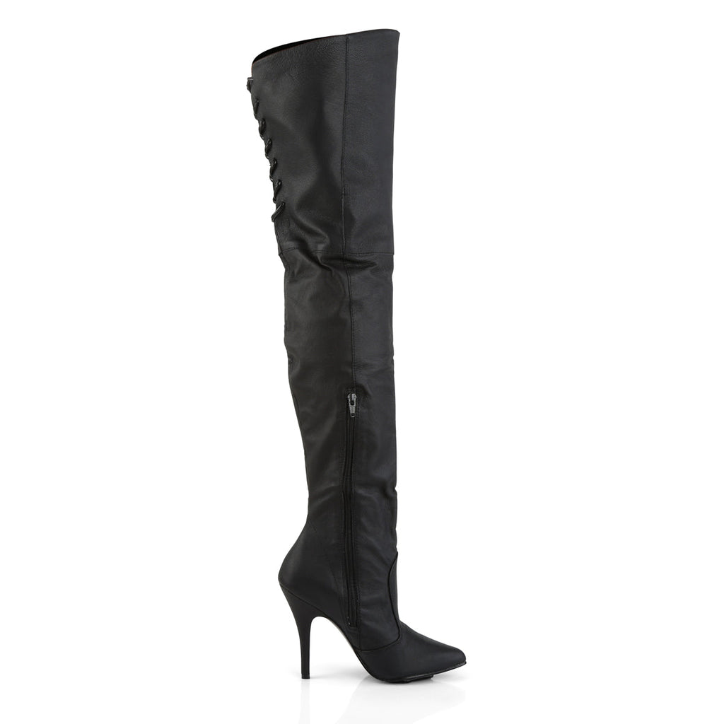 Pleaser Womens Boots LEGEND-8899 Blk Leather (P)