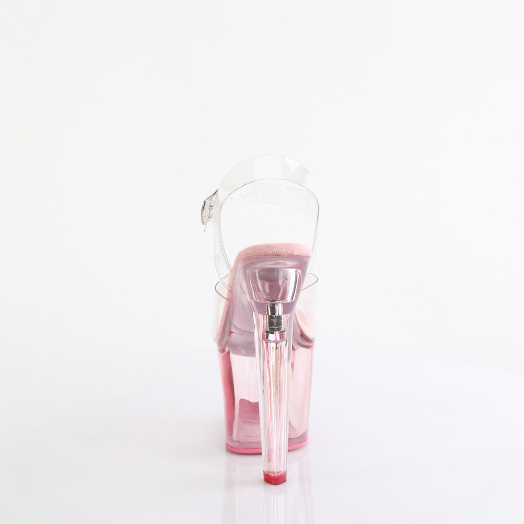 Pleaser   LOVESICK-708T Clr/B. Pink Tinted