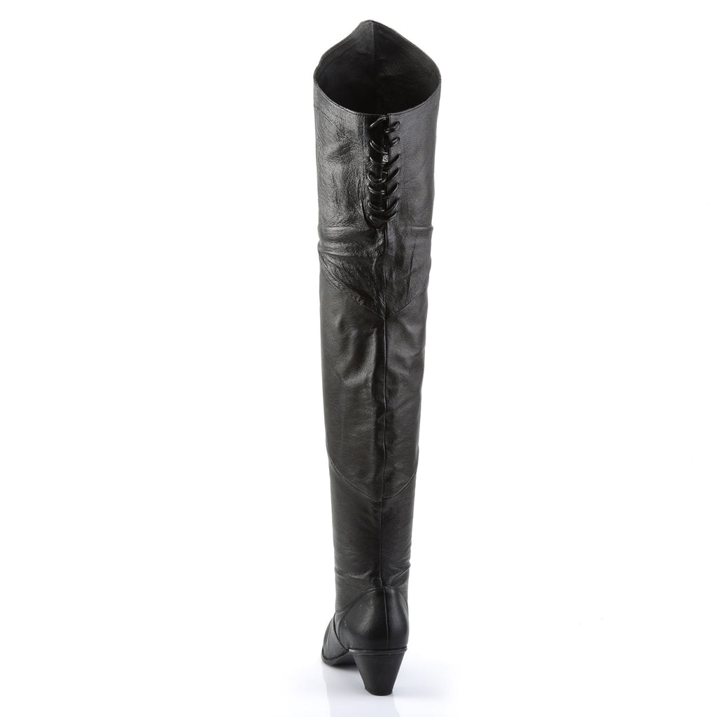 Funtasma Womens Boots MAIDEN-8828 Blk Leather (P)