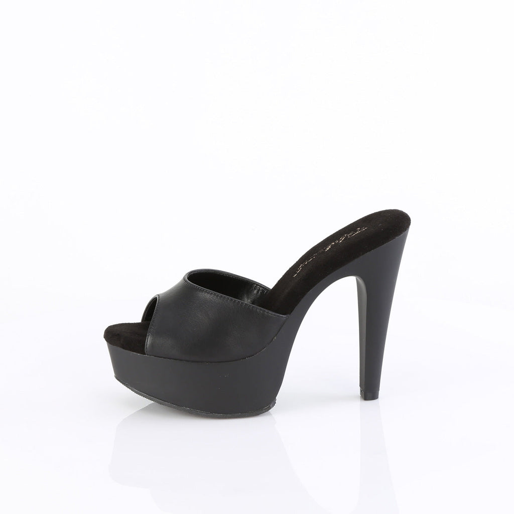Fabulicious Women's Shoes MARTINI-501 Blk Faux Leather/Blk Matte