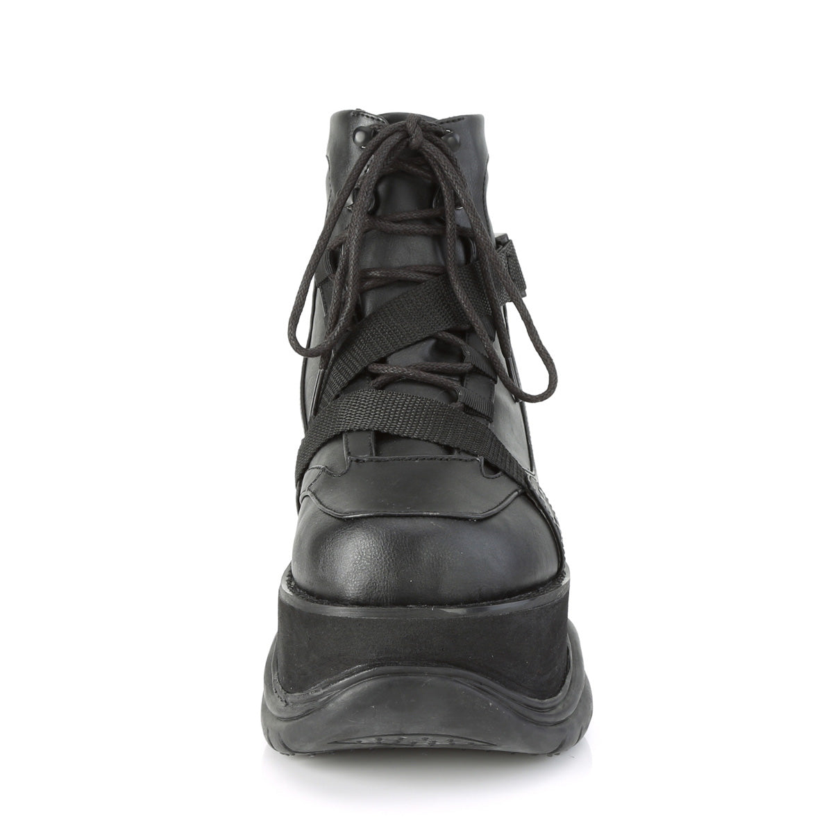 DemoniaCult Mens Boots NEPTUNE-181 Blk Vegan Leather