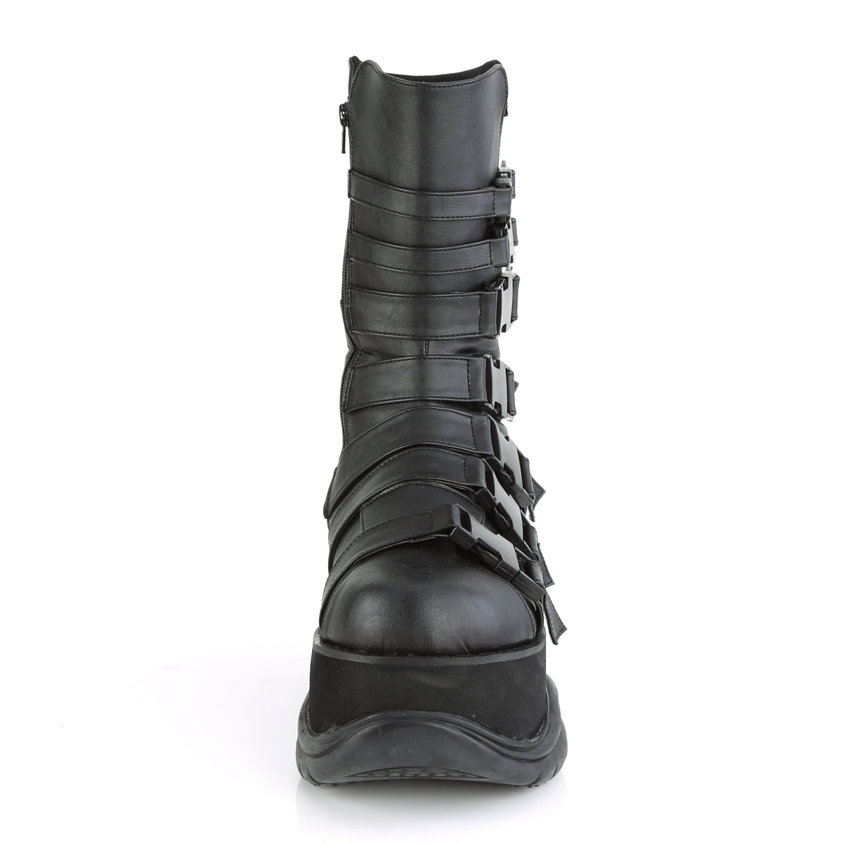 DemoniaCult Mens Boots NEPTUNE-210 Blk Vegan Leather