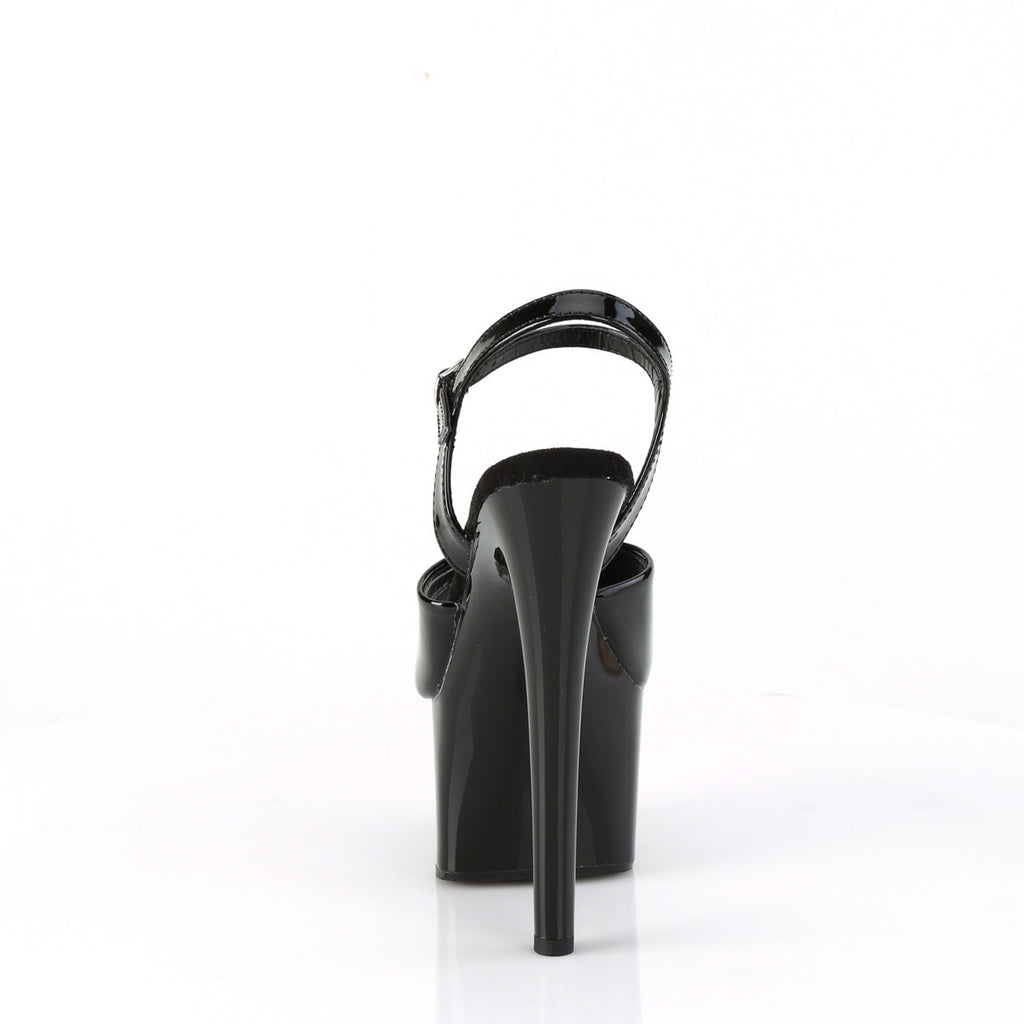 Pleaser  Sandals PASSION-709 Blk Pat/Blk
