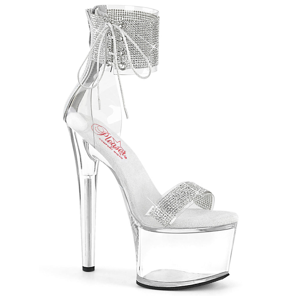 Pleaser   PASSION-727RS Clr-Slv/Clr