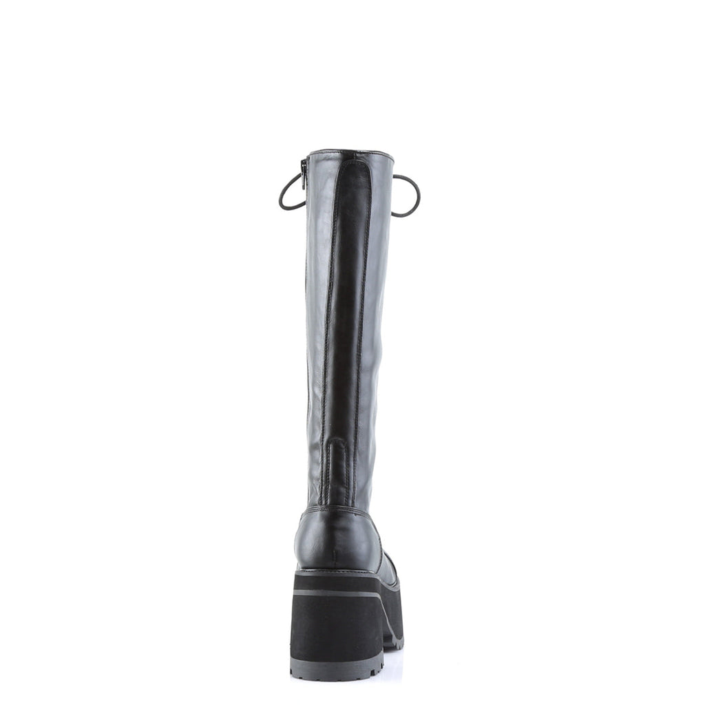 DemoniaCult Mens Boots RANGER-302 Blk Vegan Leather